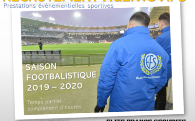 Recrutement d’agents de sécurité saison footbalistique 2019/2020